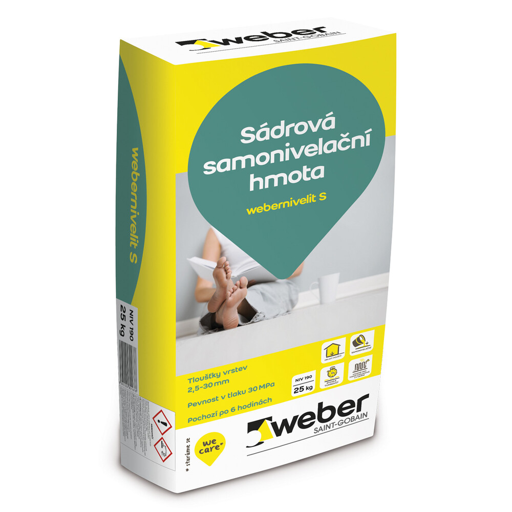 webernivelit S - Sadrová samonivelačná hmota
